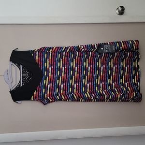 Brand new dress, multi color, A line